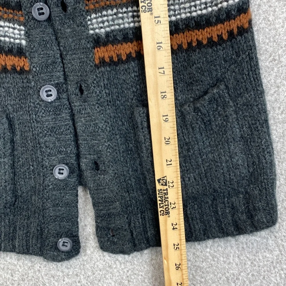 Gymboree fair isle cardigan kids L Apres ski family photos grandpa wool unisex